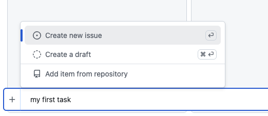 creating an issue